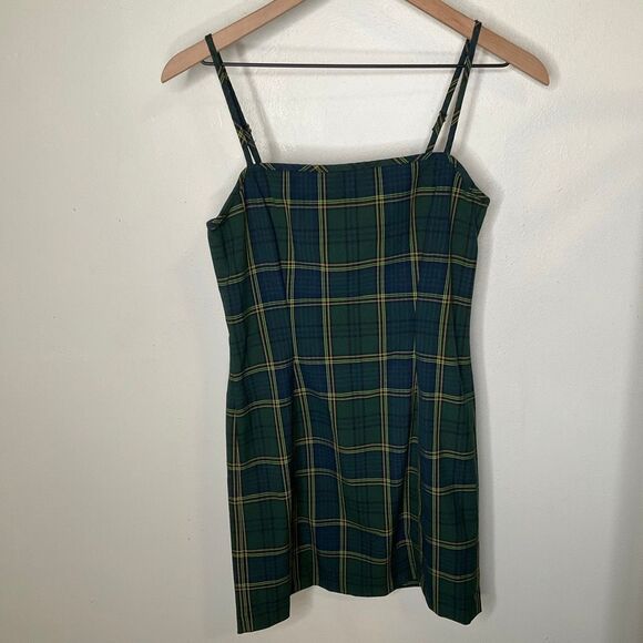 Aritzia Sunday Best Plaid Mini Dress - Picture 2 of 8